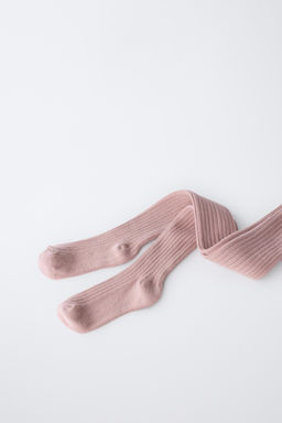 PLAIN RIBBED TIGHTS - Zara фото 3