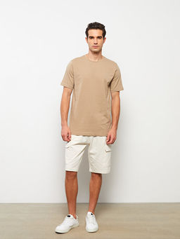 Bisiklet Yaka Penye Erkek Ti??rt