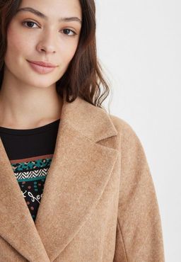 Пальто женское LA-201337-LС, 
светлый кэмел - Steinberg фото 4