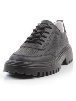 03-YH329-3 BLACK Полуботинки женские (натуральная кожа)