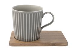 Набор кружек Время отдыха, красная, серая, 0,38 л, 2 шт - Easy life фото 3