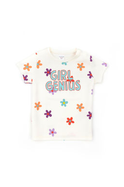 U. S. Polo Assn / Футболка цвета экрю для девочек с круглым вырезом - U.s. polo assn фото 6