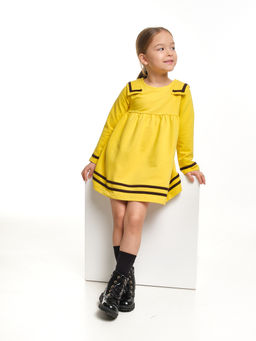 Платье для девочки UD 2487 горчица