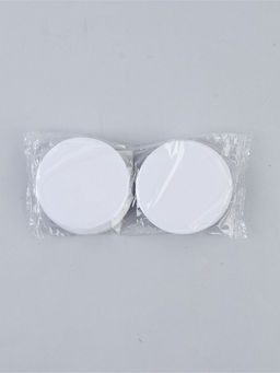 Цена за 2 шт. Липучки самоклеящиеся круглые, набор 10 шт., d=6 см, белая