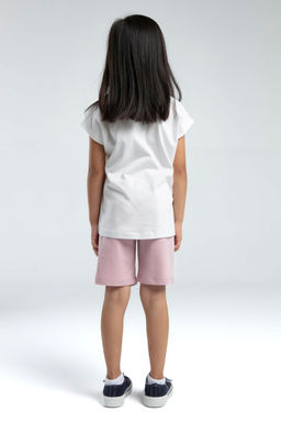 K_z _ocuk Toz Pembe _ortlu Pijama Tak_m_ Sepette S_rpriz _ndirim - U.s. polo assn фото 3