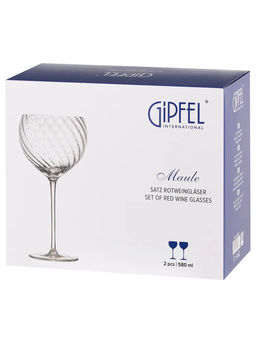 52376 GIPFEL Набор MAULE из 2 бокалов для красного вина 580 мл. Материал: хрустальное стекло