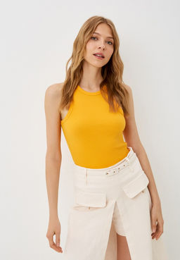 Ярко-оранжевый топ