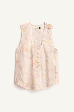 SLVLSS FLWRS SHRT / Crudo - Zara фото 4