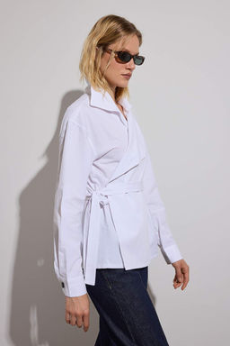 Limited Edition Kusakl? Beyaz Gomlek TWOAW26GO00048