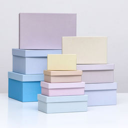 Набор коробок 10 в 1 Лазурный, 30,5 х 20 х 13 - 12 х 6,5 х 4 см