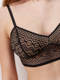 CONTE GRAFIC LACE LBE 1977 Бюстье женское black - Conte elegant фото 3