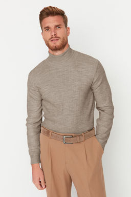 Vizon Erkek Regular Bal?kc? Yaka Duz Triko Kazak TMNAW21KZ2502