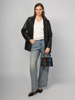 Сумка ELEGANZZA ZQ140-1204 black/multicolor  фото 19