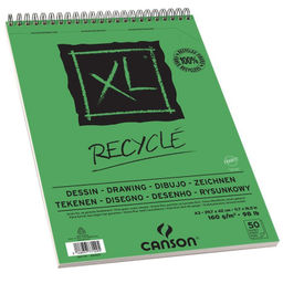 Canson Альбом для графики XL Recycle 160 г/м2 A3 27.9 х 42 см на спирали 50 л. С200777129