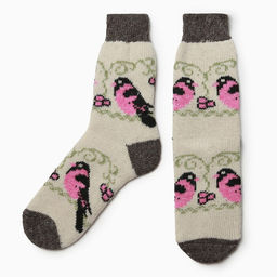 Носки женские шерстяные, размер 23