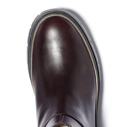 Ботинки Timberland Malynn Side Zip F/L WP бордовые  фото 11