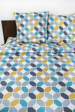 КПБ 2,0 сп бязь 120гр/м2 Текстильная коллекция сшивной Майолика 1