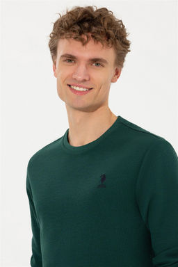 Мужская зеленая толстовка Неожиданная скидка в корзине