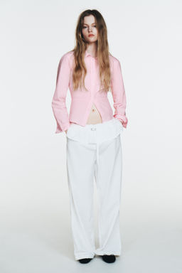 PLAIN POPLIN SHIRT - Zara фото 8