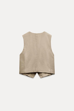 TWILL WAISTCOAT - Zara фото 4