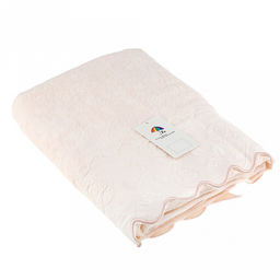 Полотенце махровое "Утренняя роза" 70х140см, хлопок 100%, светло-персиковый (Китай)