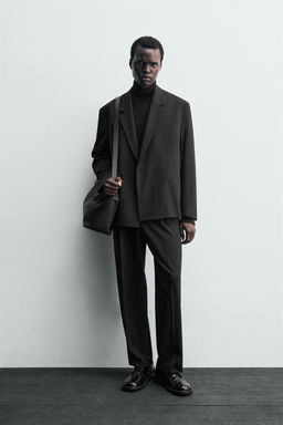 WOOL SUIT TROUSERS