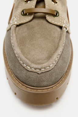 PLATFORM DECK LOAFERS - Zara фото 15