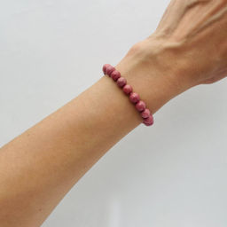 Браслет из Родонита 17 см +