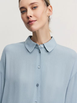 Блузка из фактурной вискозы / Zarina  фото 6