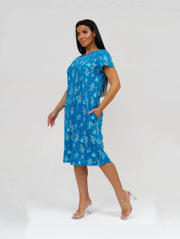 Платье женское, цвет бирюзовый