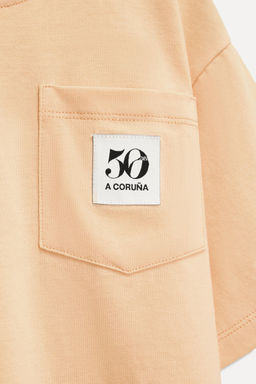 6-14 YEARS/ 50TH ANNIVERSARY LABEL POCKET T-SHIRT - Zara фото 3