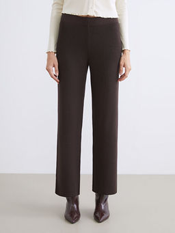 Beli Lastikli Geni? Pa?a Kad?n Triko Pantolon