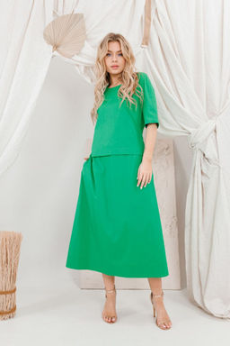 Платье AMORI 9681 яркая зелень  фото 3