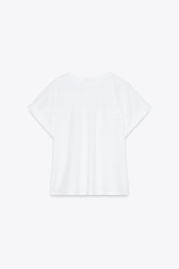 POPLIN POCKET T-SHIRT - Zara фото 5