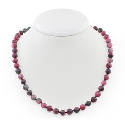 Турмалин (имитация), круглые 8мм, бусы длиной 50см