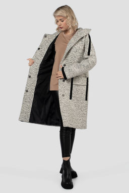 01-11970 Пальто женское демисезонное - El podio фото 3