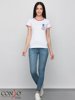 Conso/FWP 190414 - white Футболка