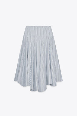 STRIPED MIDI SKIRT - Zara фото 13