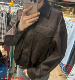 Замшевая женская куртка