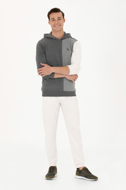 U. S. Polo Assn Мужской свитшот антрацитового меланжа - U.s. polo assn фото 19