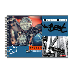 Светоч Альбом для рисования, 100 г/м2 A4 29 х 20.5 см 6 шт. на гребне 40 л. 40АЛГР4_000237 Будь лучшим
