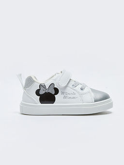 Minnie Mouse Lisansl? C?rt C?rt ve Ba?c?kl? K?z Bebek Spor Ayakkab? - Waikiki фото 2