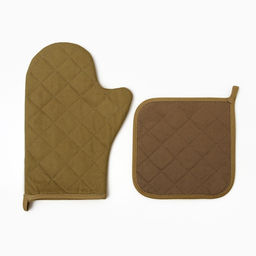 Набор подарочный Этель Esthetics, варежка 20?28 см, прихватка 19?19 см, хлопок 100%