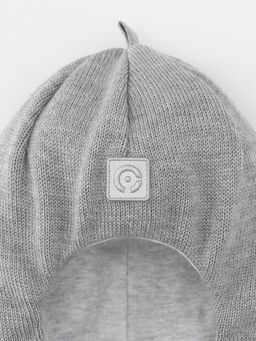 Crockid _ КВ 20268/25/серый меланж шапка-шлем дет  фото 2