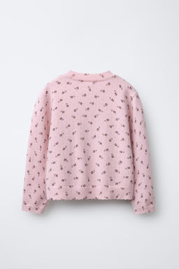 FLORAL KNIT CARDIGAN - Zara фото 2