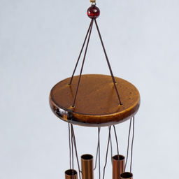 Музыка ветра «Ганеша и цветок лотоса», 5 трубочек, 51×6.5 см