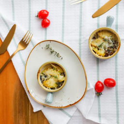 Блюдо фарфоровое для подачи Magistro «Церера», 18.2×16.3 см, цвет белый