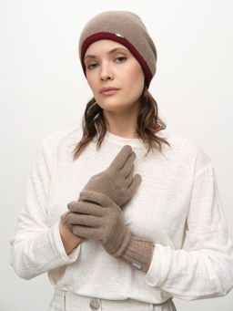 Перчатки из кашемира 31126 капучино