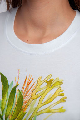 Арт. 3750 Футболка женская 42-50 (5 шт) Цвет:белый - Калинка фото 4