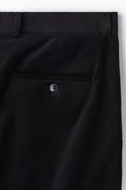 Pantal?n de traje de terciopelo Regular Fit - H&m фото 3